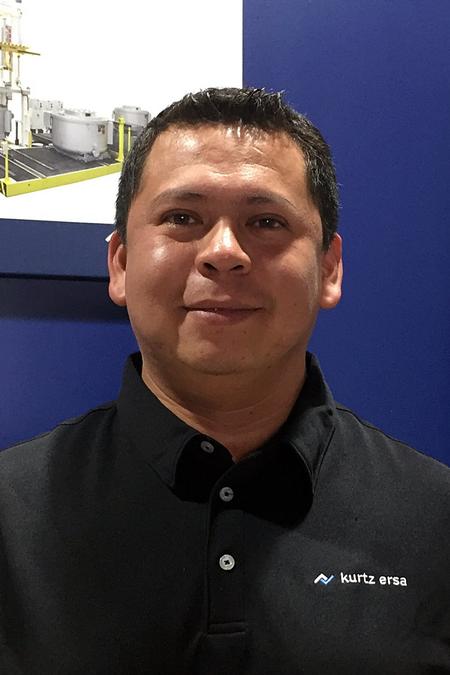 Gerardo Mejia is the company’s new field service engineer. 
